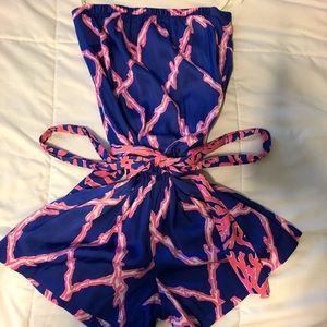Satin Lilly Pulitzer romper